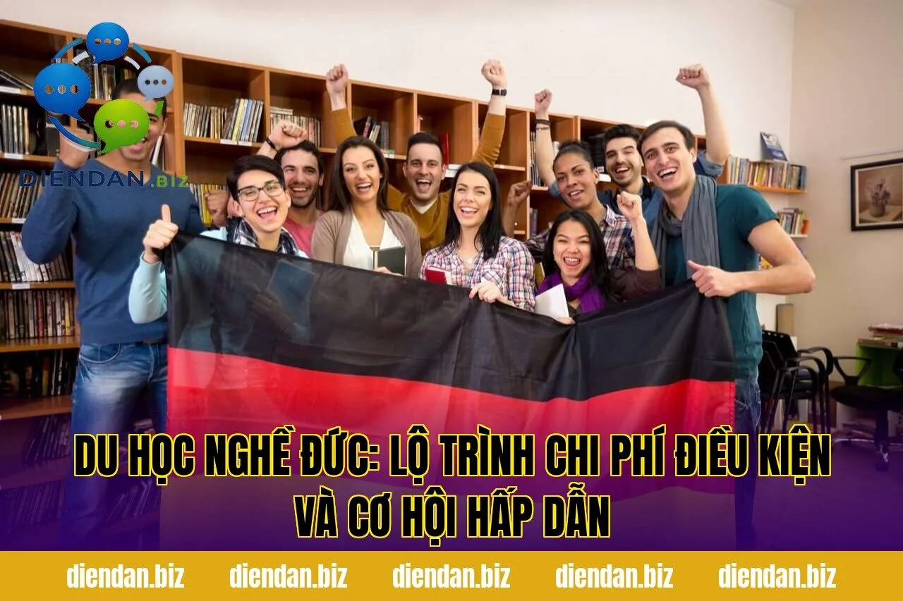 Du học nghề Đức: lộ trình chi phí điều kiện và cơ hội hấp dẫn