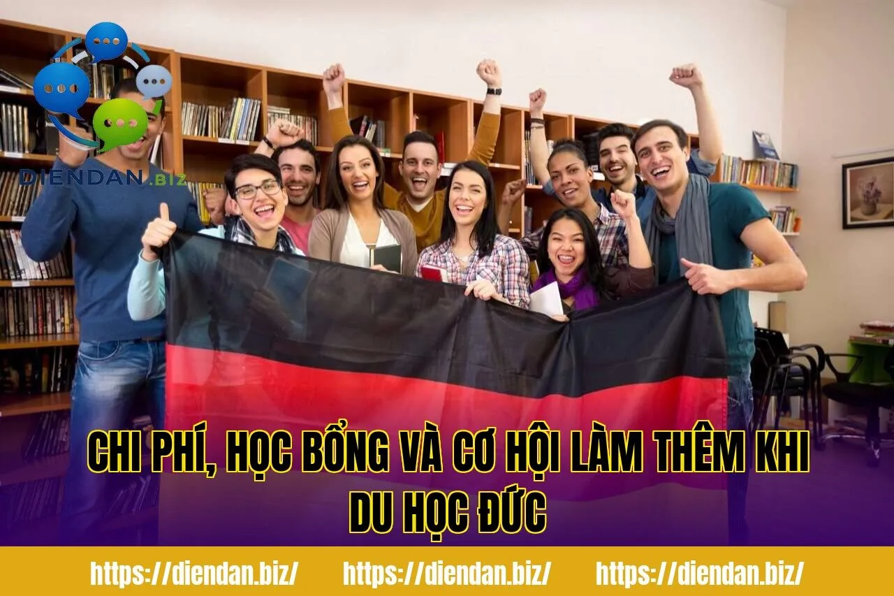 Chi phí, học bổng và cơ hội làm thêm khi du học Đức