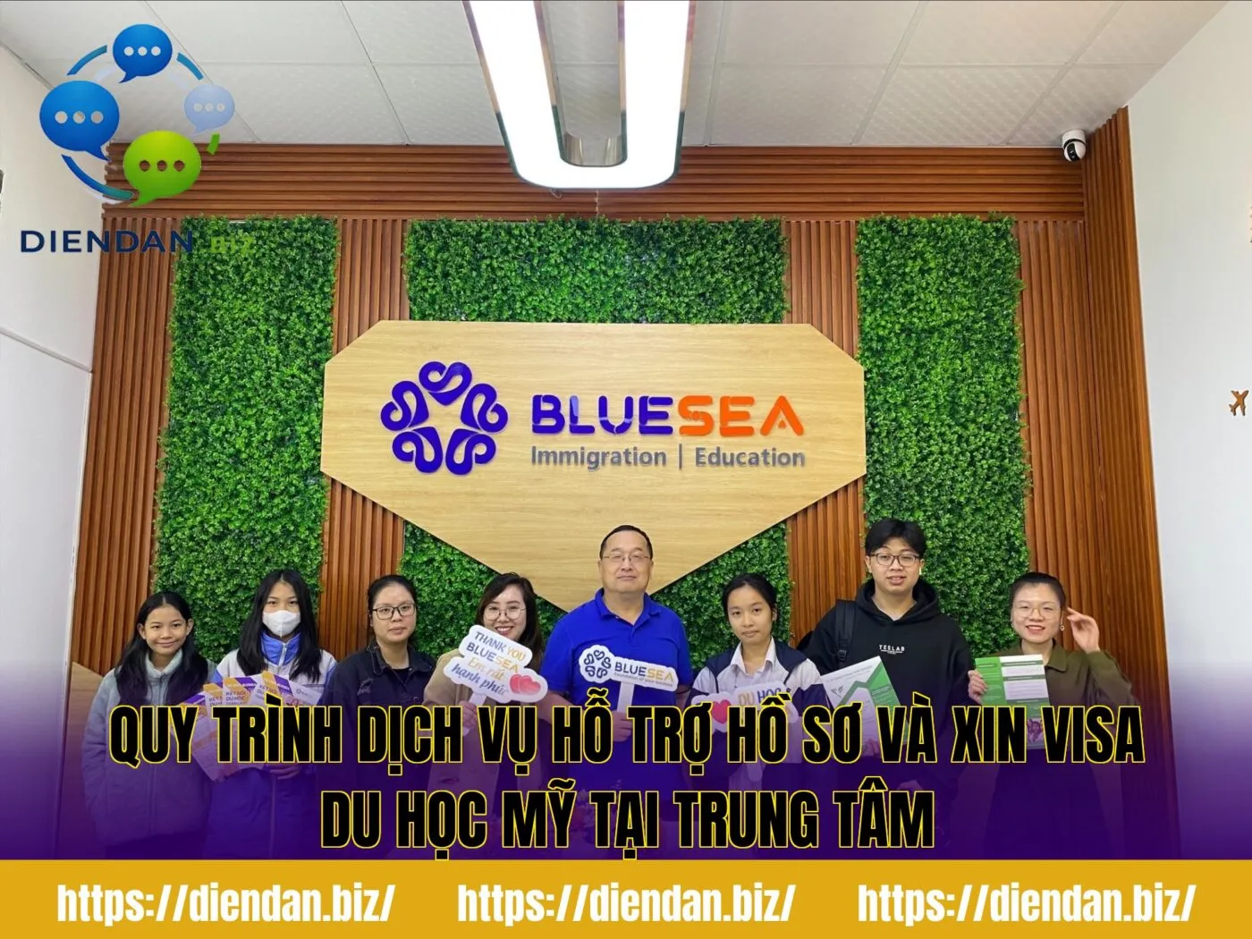 Quy trình dịch vụ hỗ trợ hồ sơ và xin visa du học Mỹ tại trung tâm