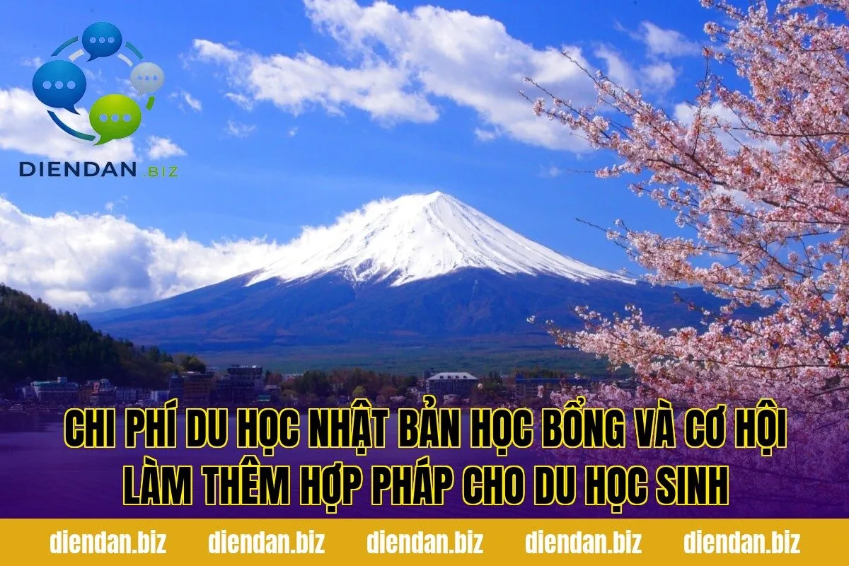 Chi phí du học Nhật Bản học bổng và cơ hội làm thêm hợp pháp cho du học sinh