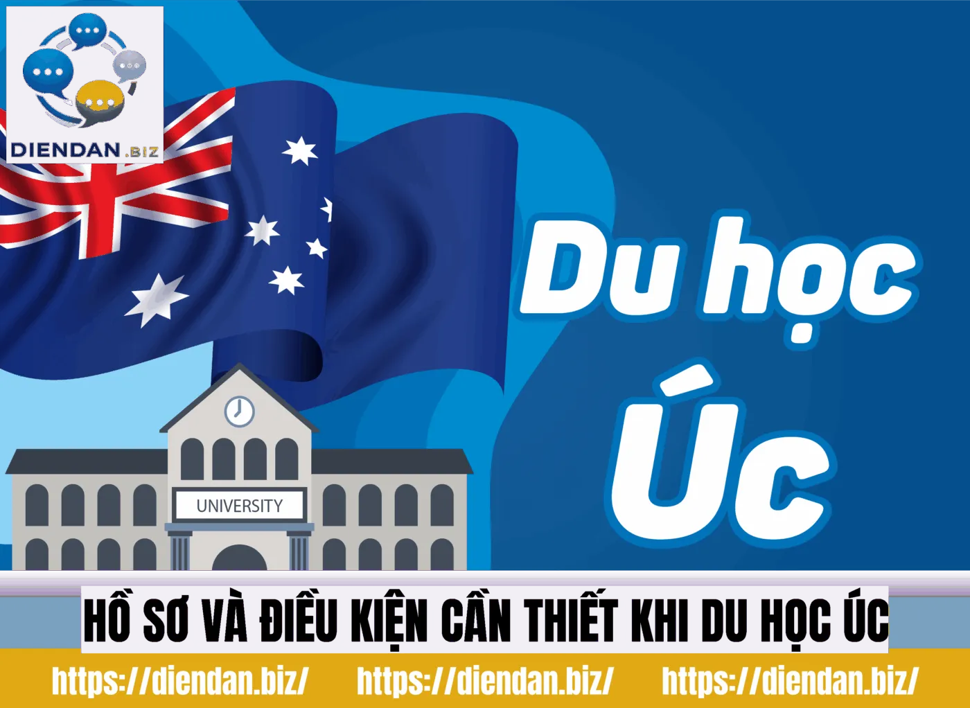 Hồ sơ và điều kiện cần thiết khi du học Úc