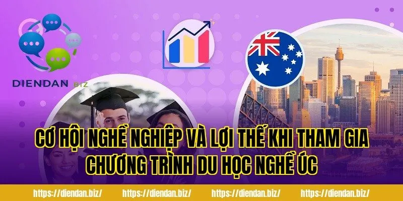Cơ hội nghề nghiệp và lợi thế khi tham gia chương trình du học nghề Úc