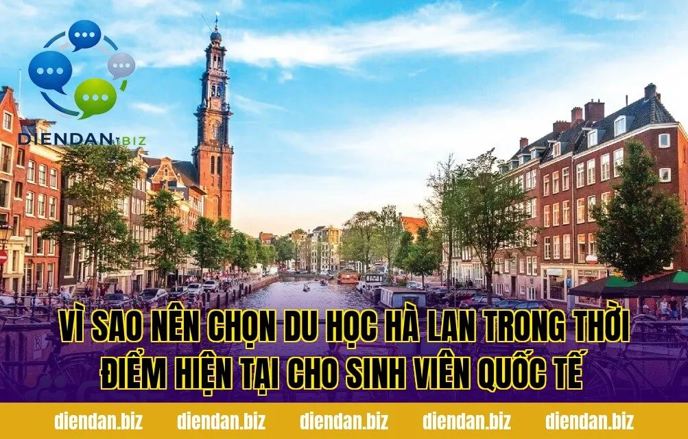 Vì sao nên chọn du học Hà Lan trong thời điểm hiện tại cho sinh viên quốc tế