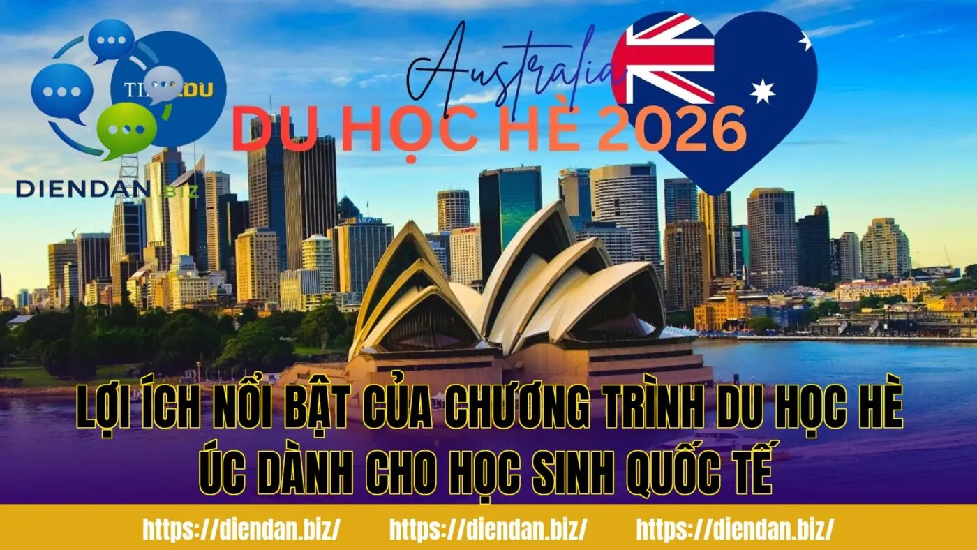 Lợi ích nổi bật của chương trình du học hè Úc dành cho học sinh quốc tế