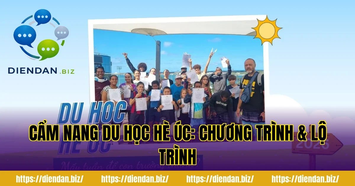 Cẩm Nang Du Học Hè Úc: Chương Trình & Lộ Trình