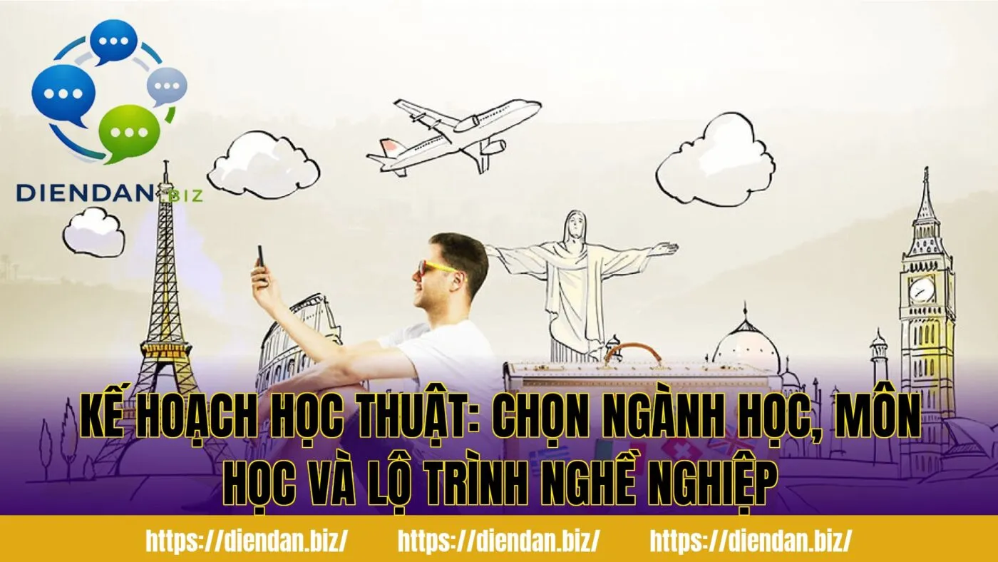Kế hoạch học thuật: chọn ngành học, môn học và lộ trình nghề nghiệp