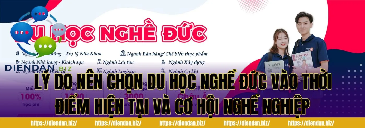 Lý do nên chọn du học nghề Đức vào thời điểm hiện tại và cơ hội nghề nghiệp