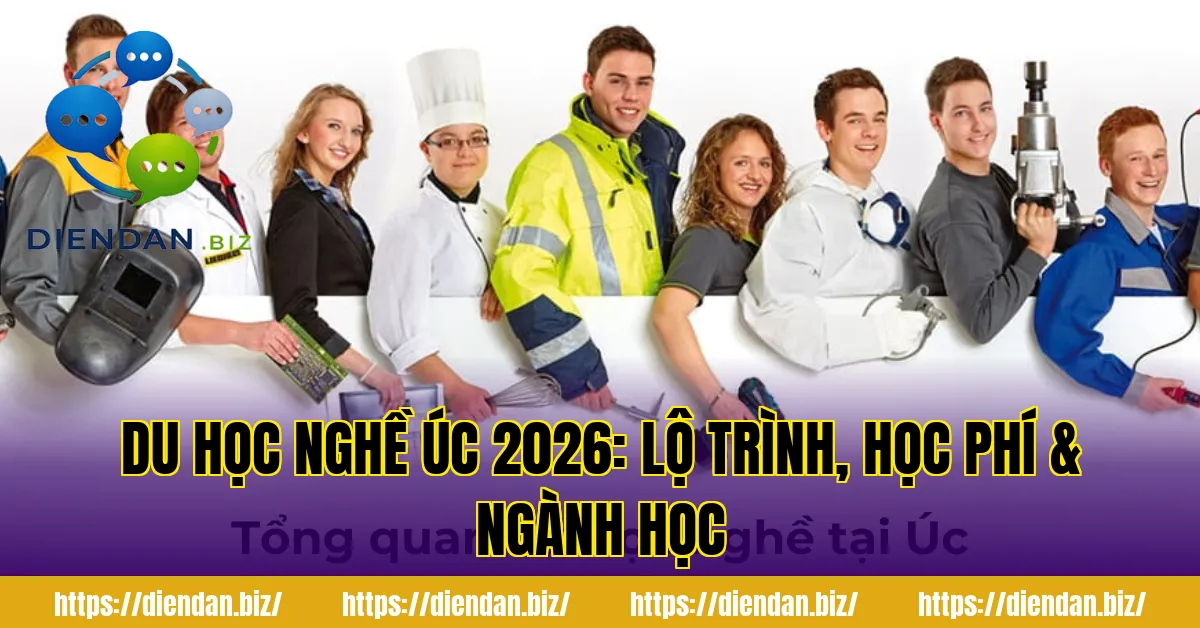 Du Học Nghề Úc 2026: Lộ Trình, Học Phí & Ngành Học