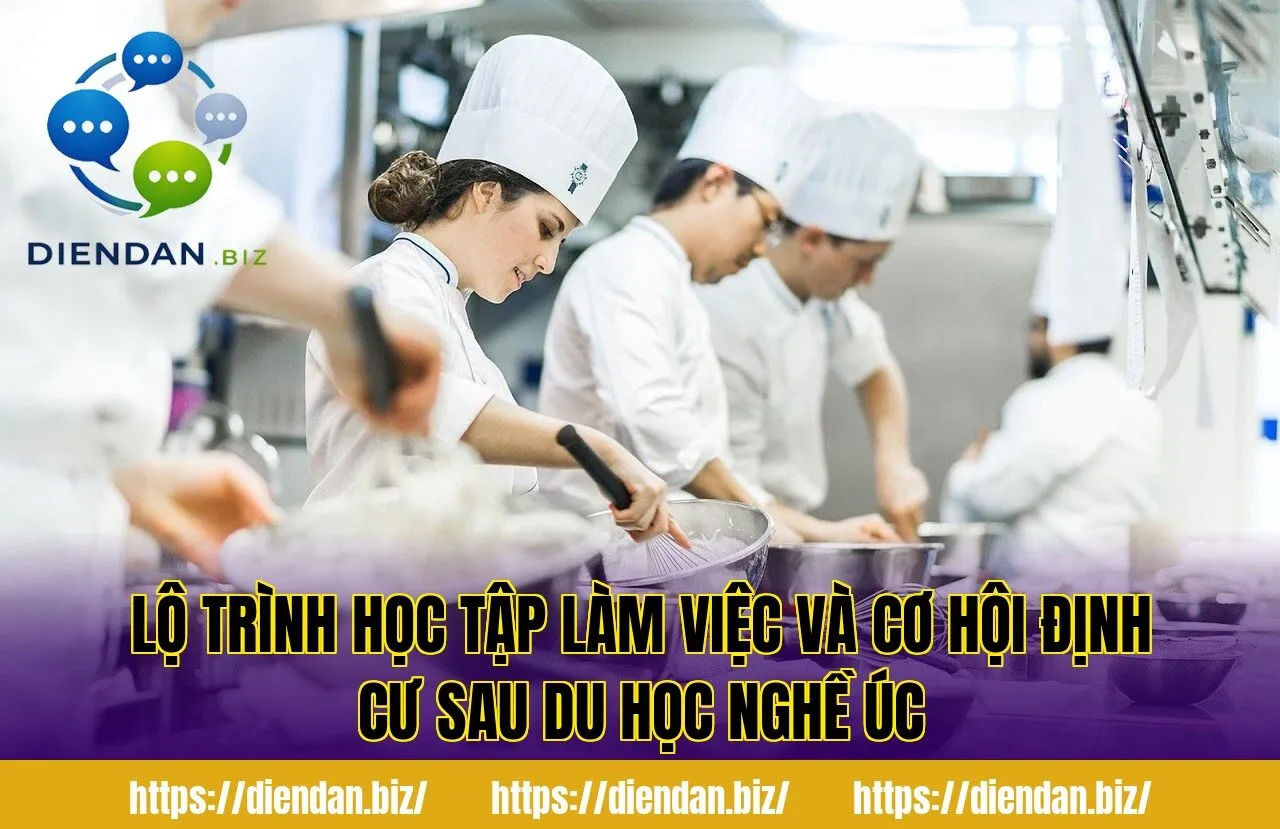 Lộ trình học tập làm việc và cơ hội định cư sau du học nghề Úc
