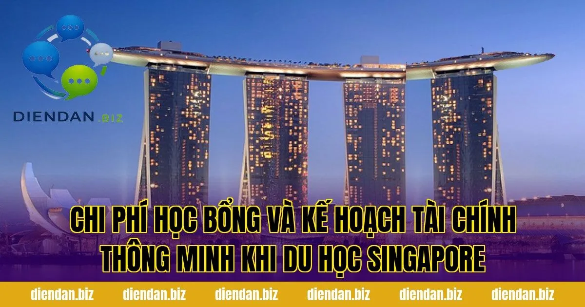 Chi phí học bổng và kế hoạch tài chính thông minh khi du học Singapore