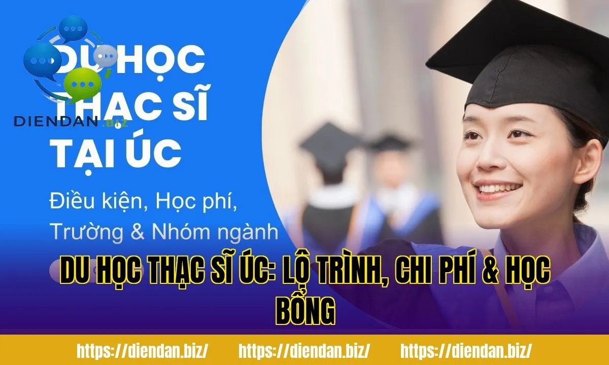 Du Học Thạc Sĩ Úc: Lộ Trình, Chi Phí & Học Bổng