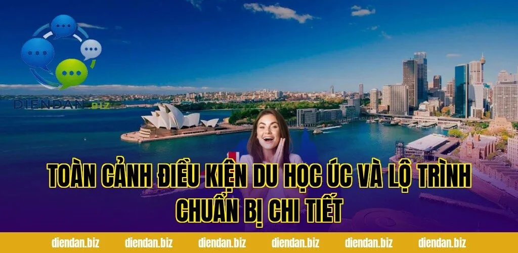 Toàn cảnh điều kiện du học Úc và lộ trình chuẩn bị chi tiết