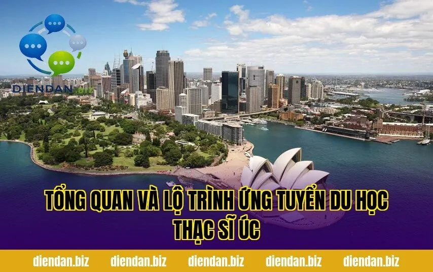 Tổng quan và lộ trình ứng tuyển du học thạc sĩ Úc