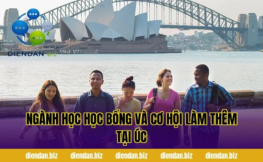 Ngành học học bổng và cơ hội làm thêm tại Úc