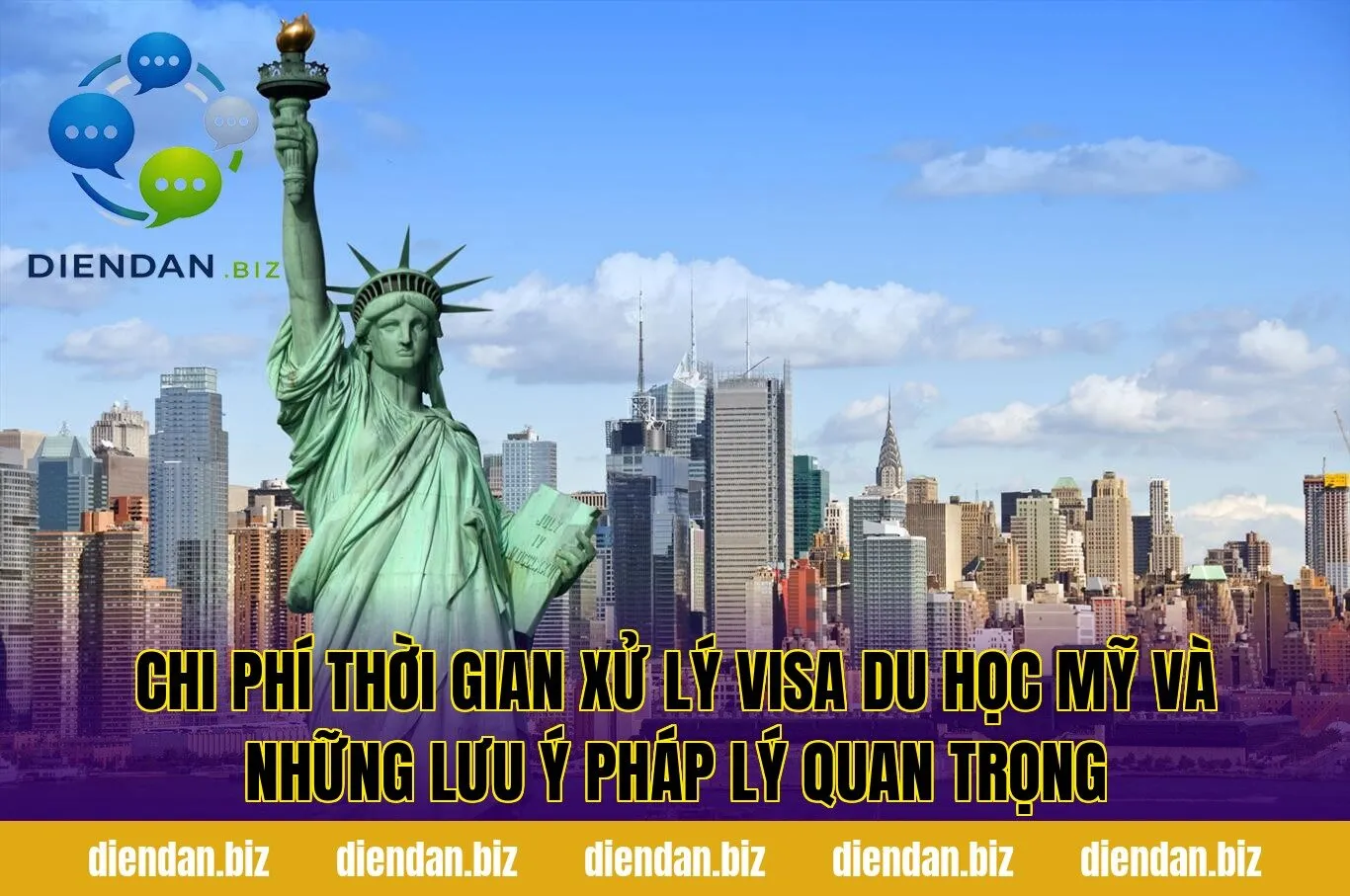 Chi phí thời gian xử lý visa du học Mỹ và những lưu ý pháp lý quan trọng