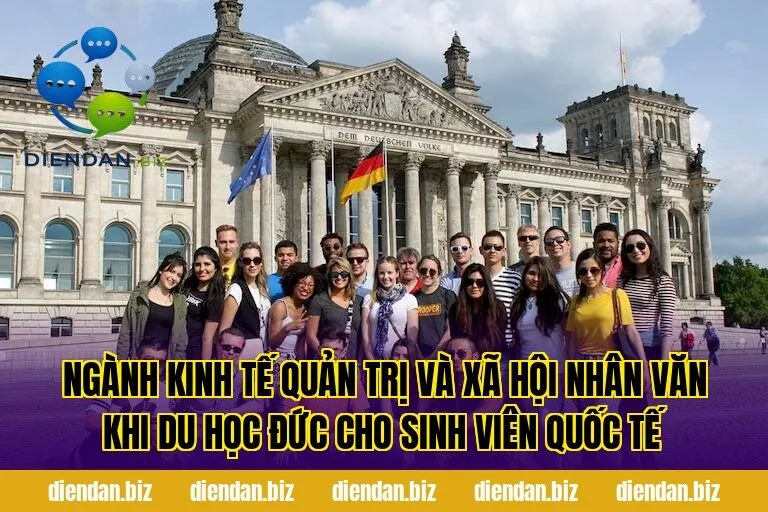 Ngành kinh tế quản trị và xã hội nhân văn khi du học Đức cho sinh viên quốc tế
