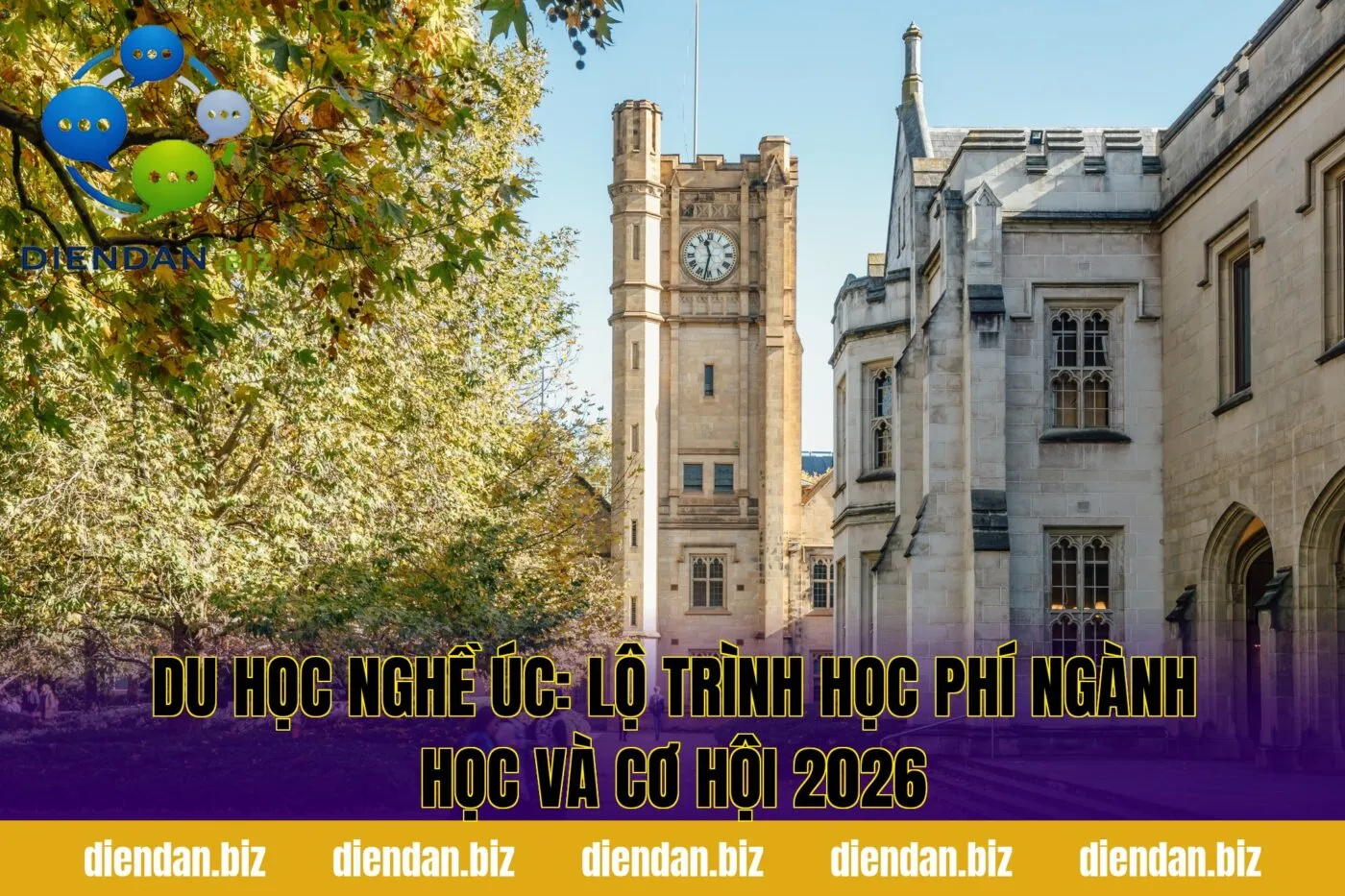 Du học nghề Úc: lộ trình học phí ngành học và cơ hội 2026