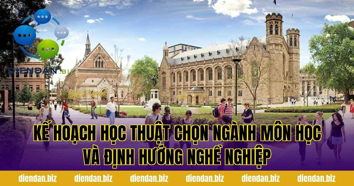Kế hoạch học thuật chọn ngành môn học và định hướng nghề nghiệp