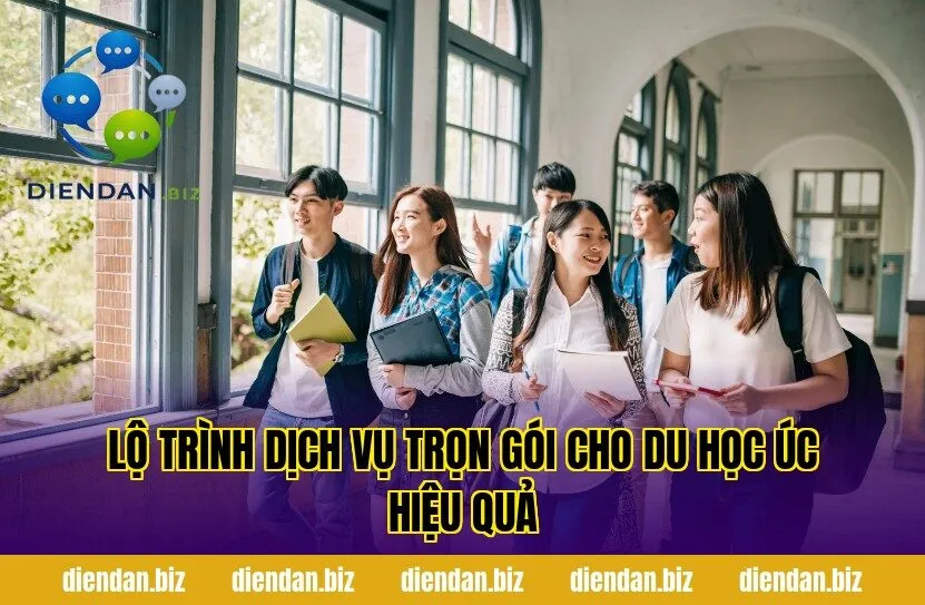 Lộ trình dịch vụ trọn gói cho du học Úc hiệu quả