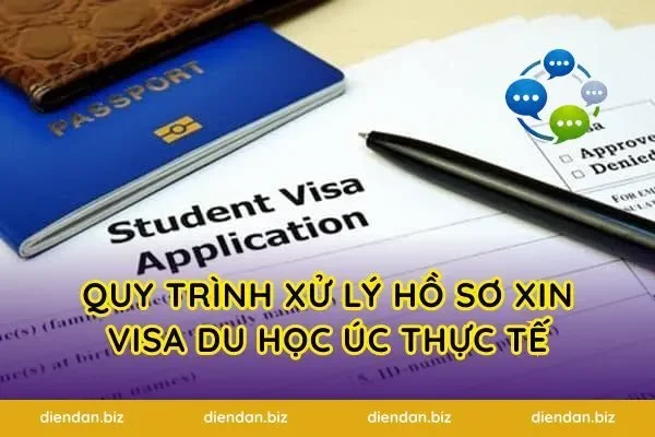 Quy trình xử lý hồ sơ xin visa du học Úc thực tế